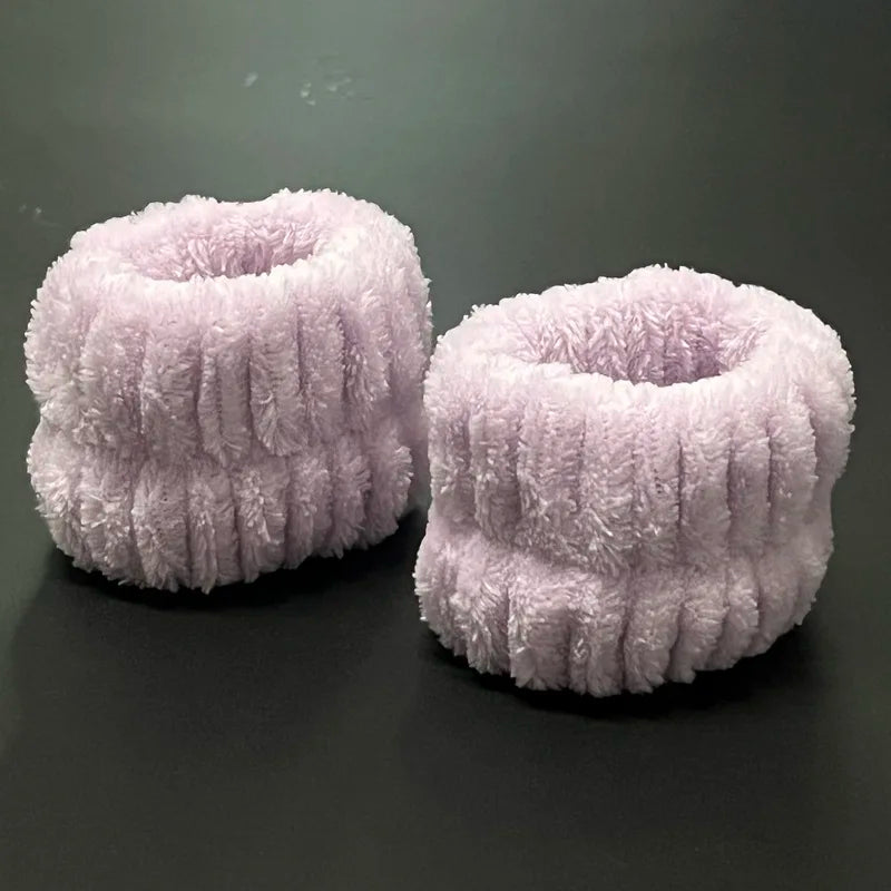 Wrist Wash Band For Women Sweatband Wrist Towels For Washing Face Sport Cuffs Wrist Sweat Band Makeup Wristband Hair Ring