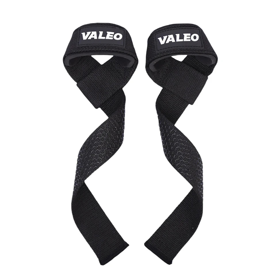 GOBYGO 1Pair Weightlifting Wrist Straps Sport Wrist Grip Strap Cellular Silicone Non-Slip Gym Hard Pull Strength Training Unisex