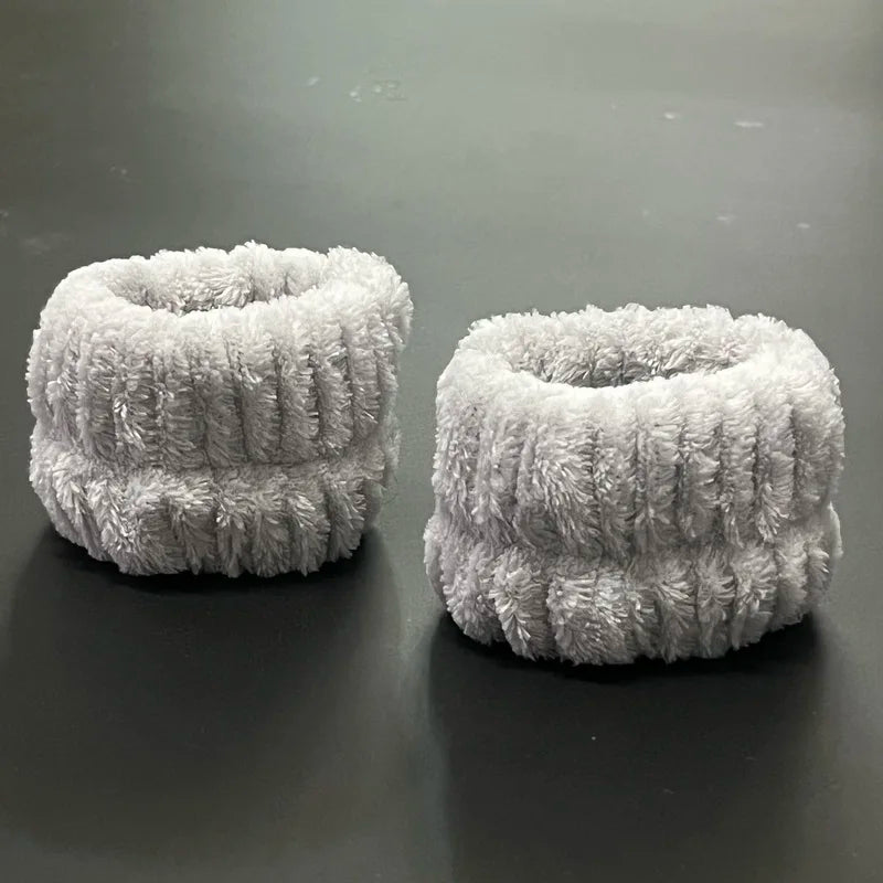 Wrist Wash Band For Women Sweatband Wrist Towels For Washing Face Sport Cuffs Wrist Sweat Band Makeup Wristband Hair Ring
